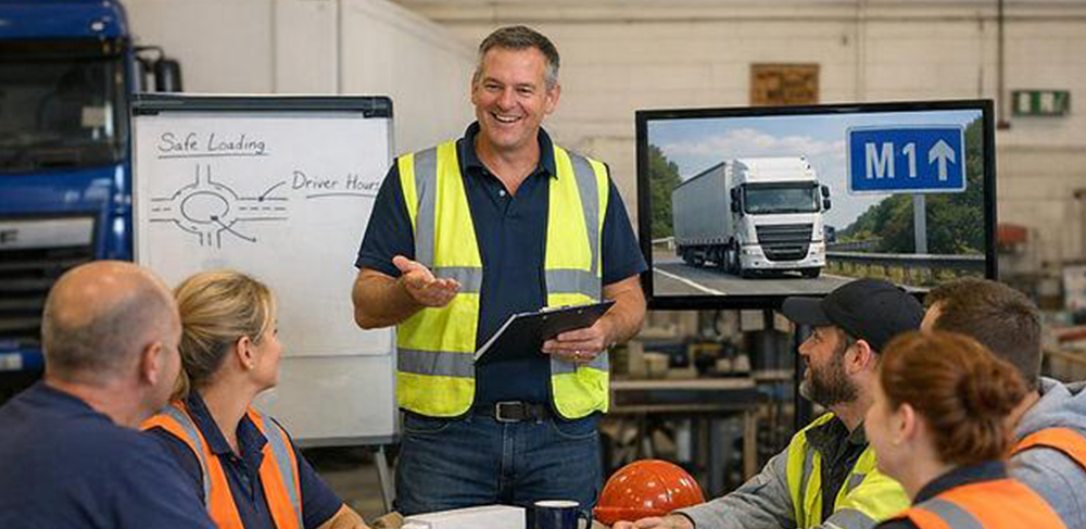 Essex Driver Limited - Professional HGV driver in training/classroom